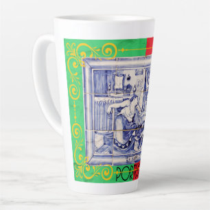 Portuguese designs latte mug