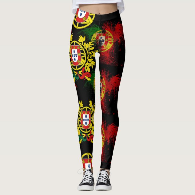 Portuguese designs leggings (Front)
