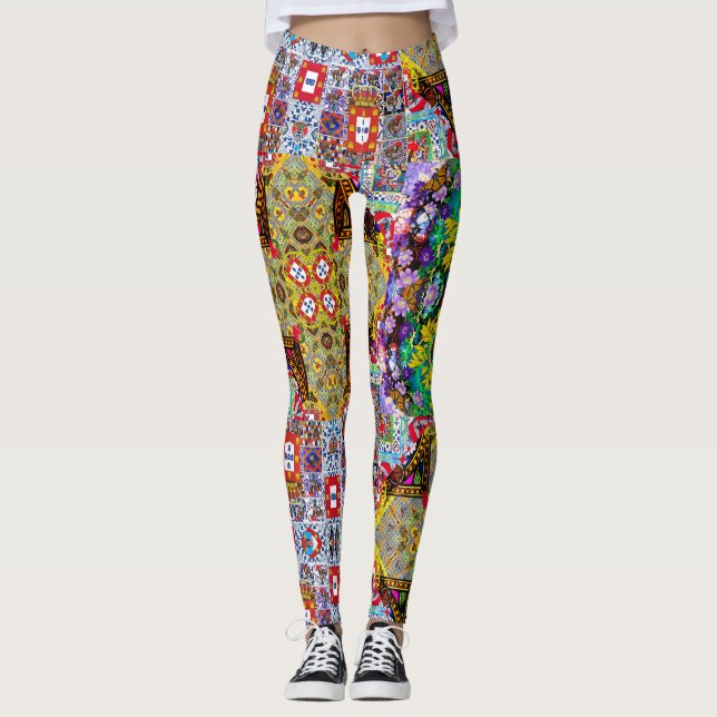 Portuguese designs leggings (Front)