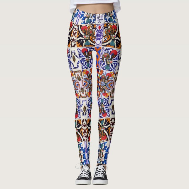 Portuguese designs Leggings (Front)