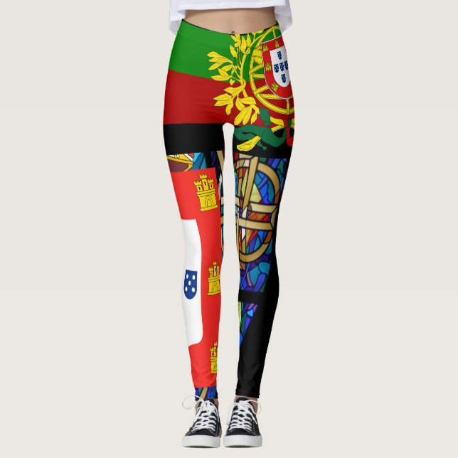 Portuguese designs leggings (Front)