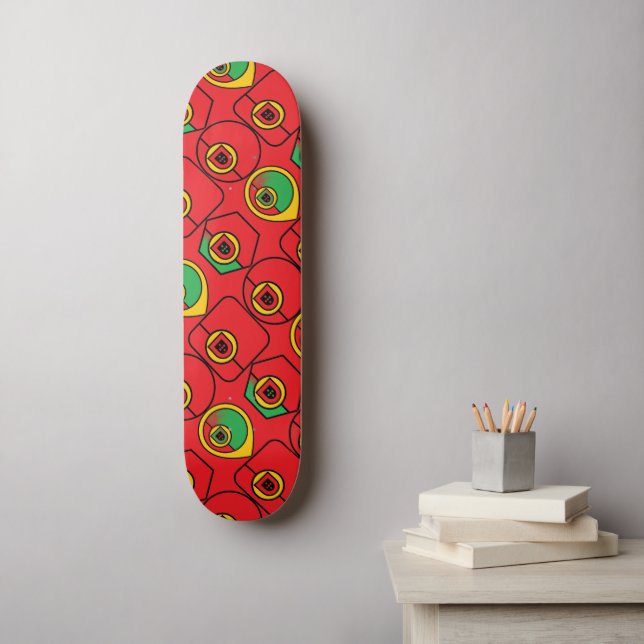 Portuguese designs leggings skateboard (Wall Art)