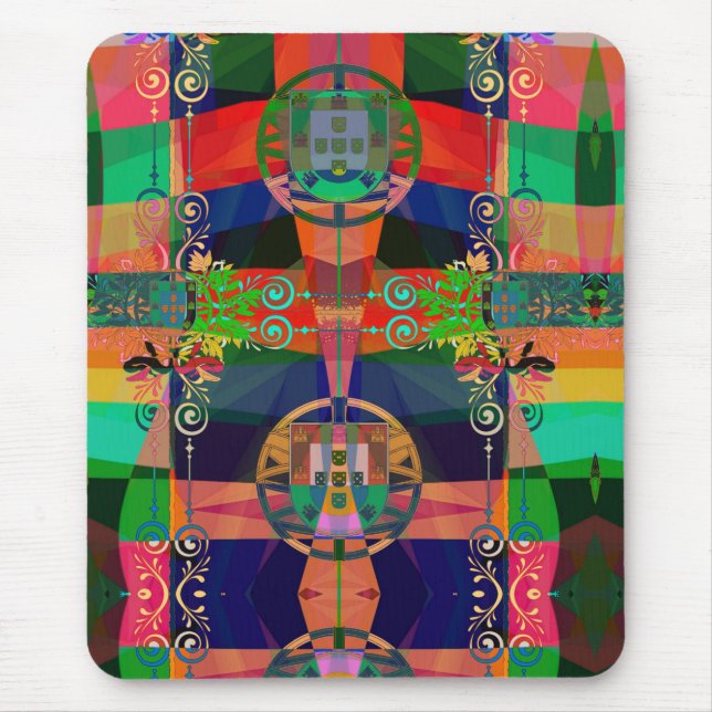 Portuguese designs  mouse mat (Front)