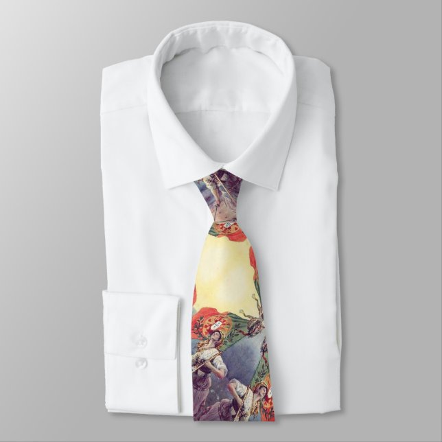 Portuguese designs Neck Tie (Tied)