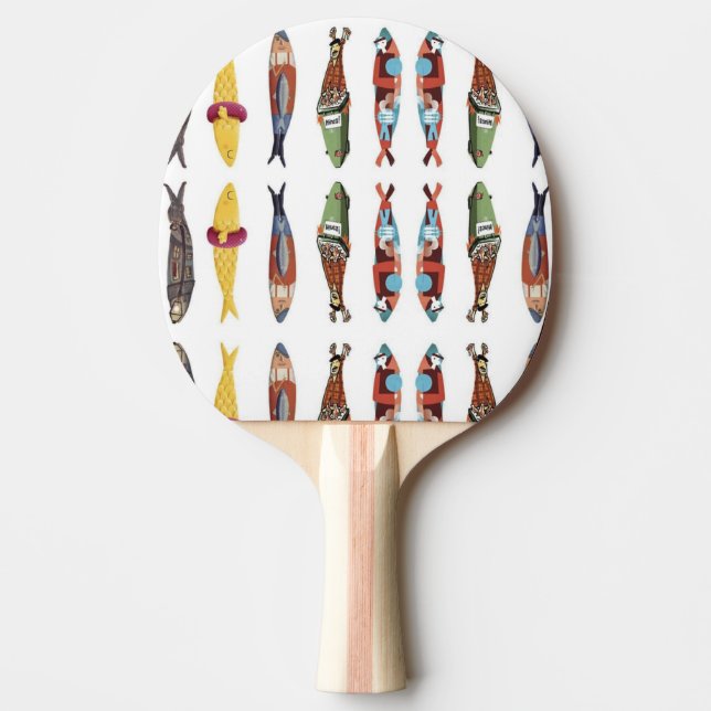 Portuguese designs  ping pong paddle (Front)