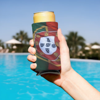 Portuguese designs  seltzer can cooler