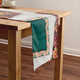 Portuguese designs short table runner