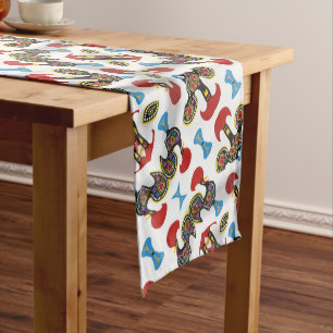 Portuguese designs short table runner