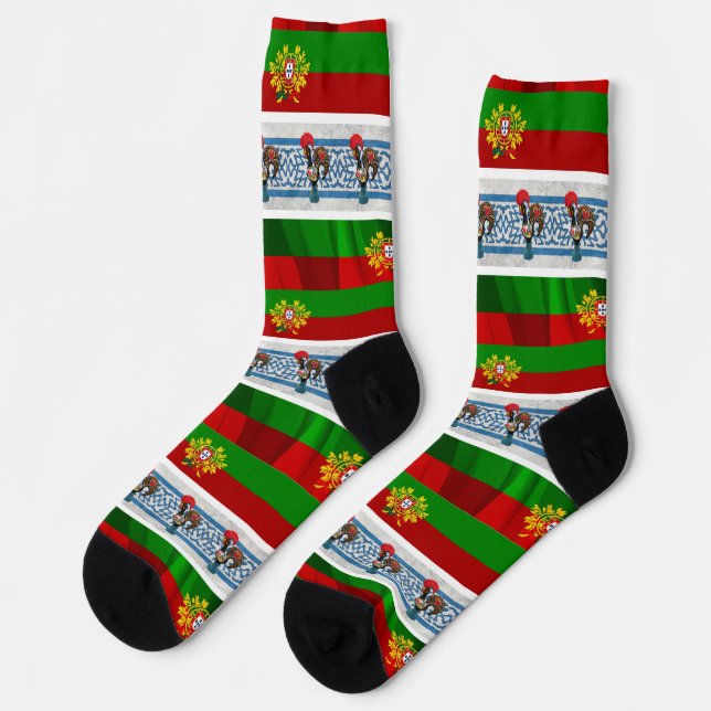 Portuguese designs socks (Left)
