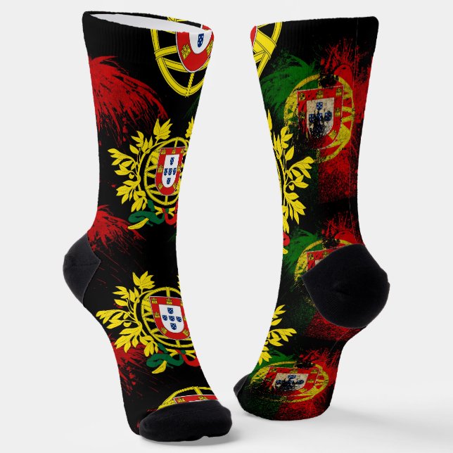 Portuguese designs socks (Angled)