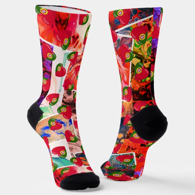 Portuguese designs socks (Angled)