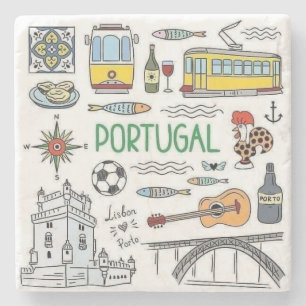 Portuguese designs stone coaster
