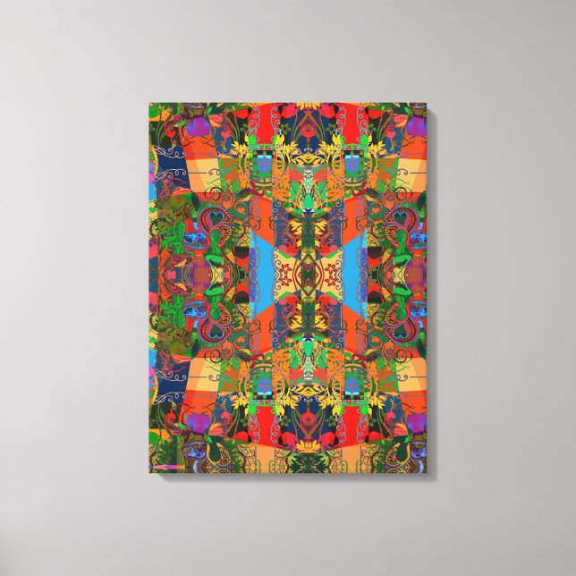 Portuguese designs Stretched Canvas Print (Front)
