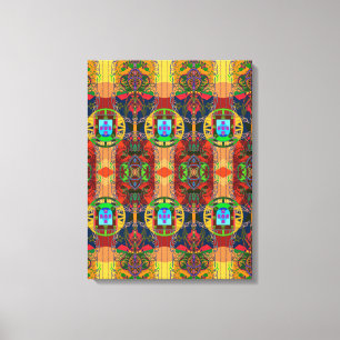 Portuguese designs Stretched Canvas Print