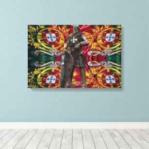 Portuguese designs Stretched Canvas Print