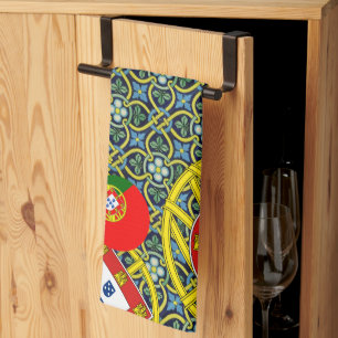 Portuguese designs  tea towel