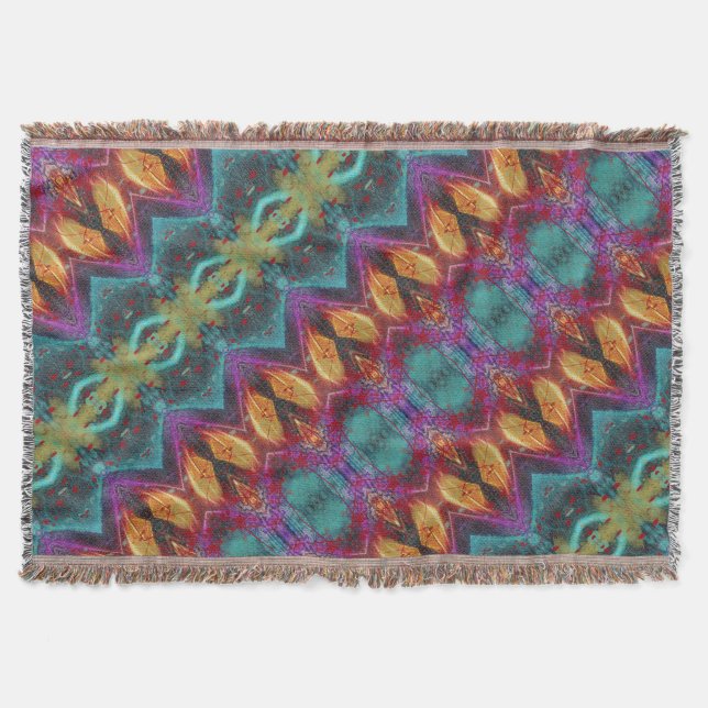 Portuguese designs Throw Blanket (Front)