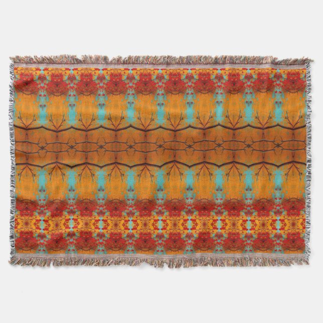 Portuguese designs Throw Blanket (Front)