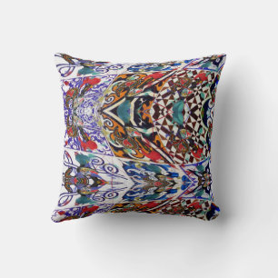 Portuguese designs throw pillow