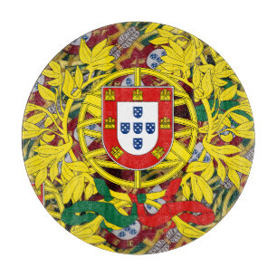 Portuguese designs throw pillow cutting board