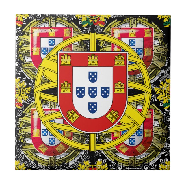 Portuguese designs  tile (Front)