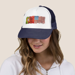 Portuguese designs trucker hat
