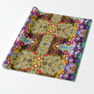 Portuguese designs wrapping paper