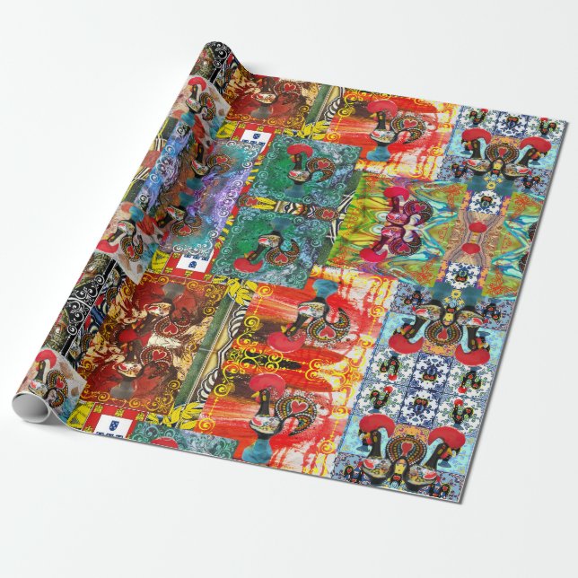 Portuguese designs  wrapping paper (Unrolled)