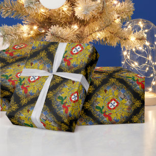 Portuguese designs wrapping paper