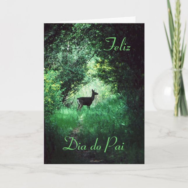 Portuguese: Dia do Pai/ Father's day Card (Front)
