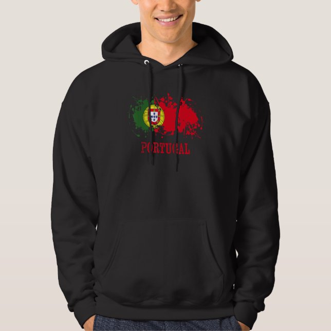 Portuguese enthusiasts for Portugal and Portugal Hoodie (Front)