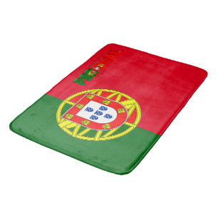 Portuguese flag bath mat