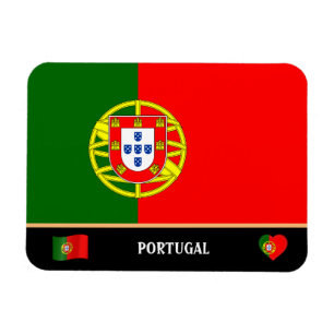 Portuguese Flag & country travel / Portugal Magnet