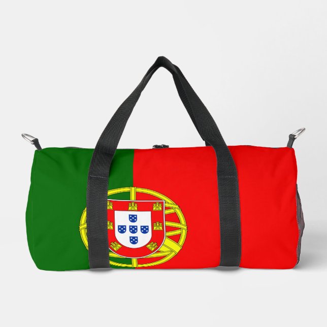 Portuguese Flag Duffle Bag (Front)