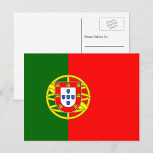 Portuguese Flag, Flag of Portugal Postcard