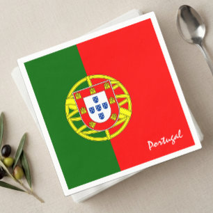 Portuguese flag Napkins, Portugal party / sports Napkin