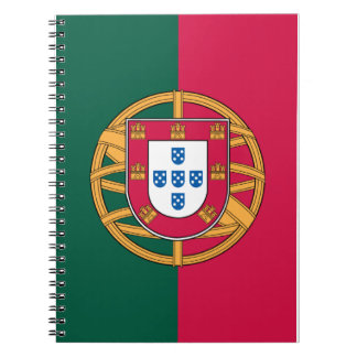 Portuguese flag notebook