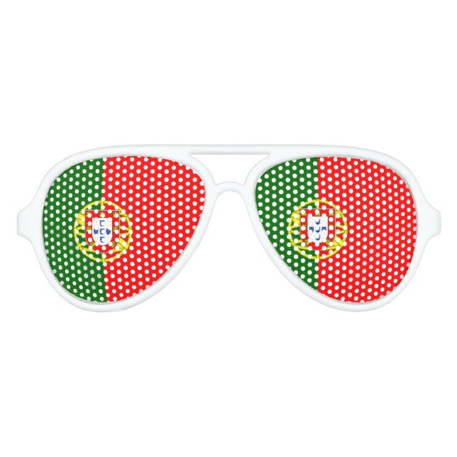 Portuguese flag party shades | Portugal pride (Front)