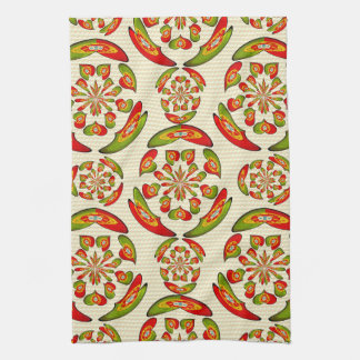 Portuguese flag pattern tea towel