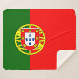 Portuguese Flag (Portugal) Sherpa Blanket
