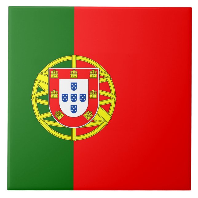 Portuguese Flag (Portugal) Tile (Front)
