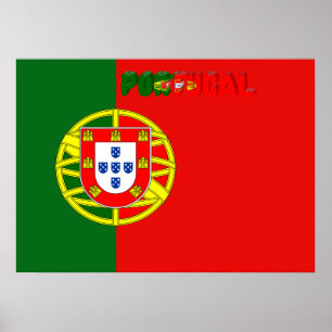 Portuguese flag poster