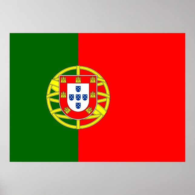 Portuguese Flag Poster (Front)