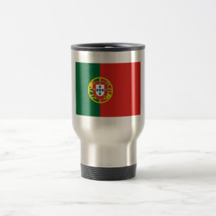 Portuguese flag travel mug