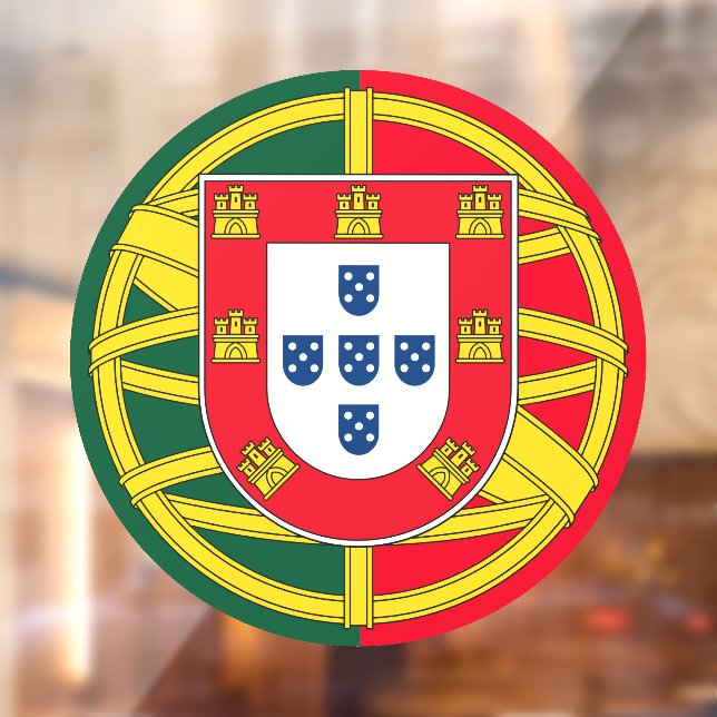 Portuguese flag window cling (Sheet 2)