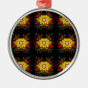 Portuguese folk art ceramic ornament