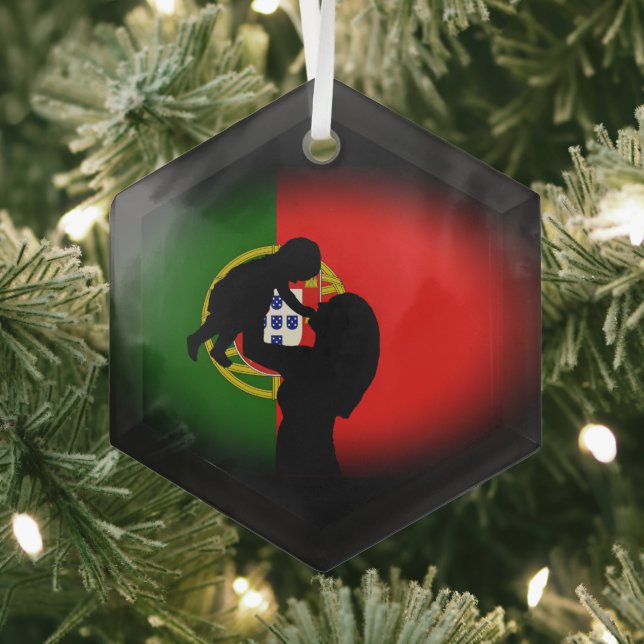 Portuguese folk music glass tree decoration (Insitu)