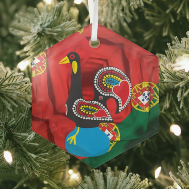 Portuguese folk music glass tree decoration (Insitu)