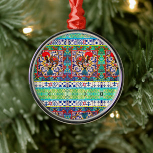 Portuguese folk music metal tree decoration
