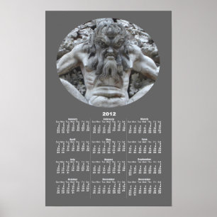 Portuguese Gargoyle calendar ~ print